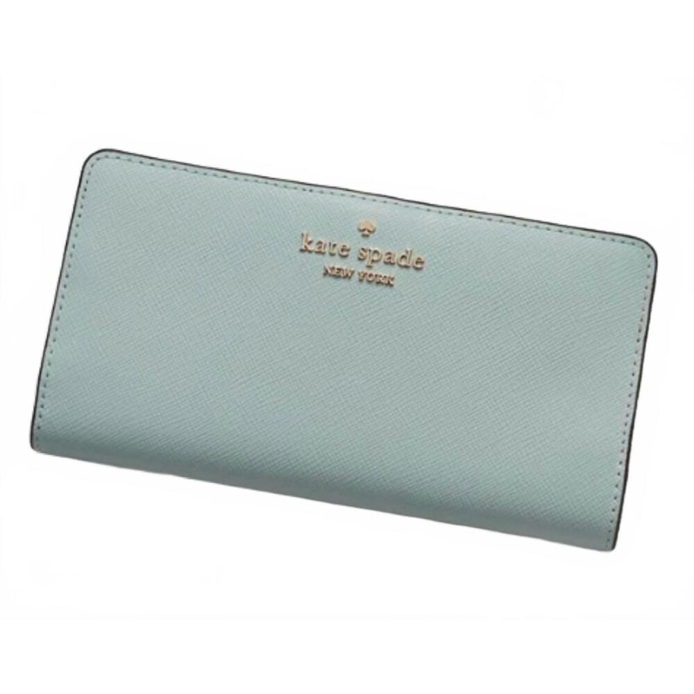 Kate Spade Slim Bifold Wallet Color Stone Grey